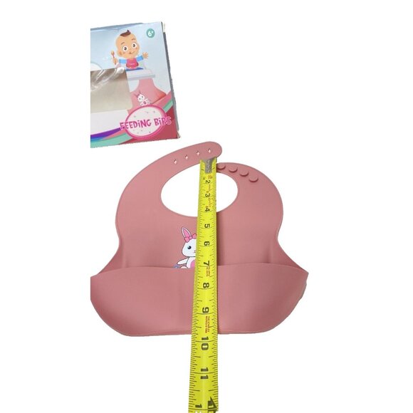 2pc Baby Silicone Bibs New - Picture 6 of 11